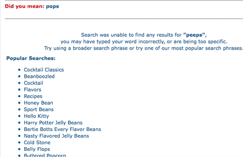 No “peeps” at the JellyBelly.com site? No worries; help is on the way.